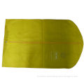 75g Kuhn Yellow Unwoven Fabric Clothes Bags, Suit Garment Bag For Dress Packaging